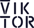 VIKTOR Logo Negative Light